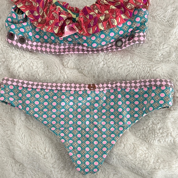 Maaji Multicolor Ruffle Bikini - Picture 2 of 5